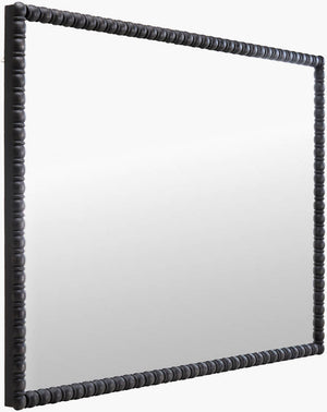 Karling Blair Traditional Black Wall Mirror - Galey Alix x Livabliss