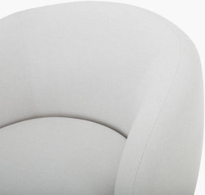Finlayson Ivory/Beige Accent Chair - Galey Alix x Livabliss