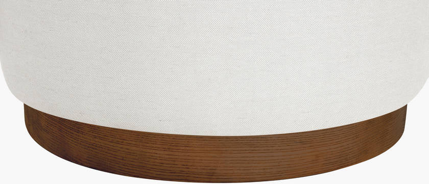 Finlayson Ivory/Brown Accent Chair - Galey Alix x Livabliss