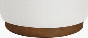 Finlayson Ivory/Brown Accent Chair - Galey Alix x Livabliss