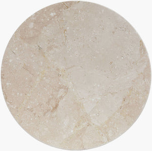 Mila Rose Beige/Dark Brown End Table - Galey Alix x Livabliss