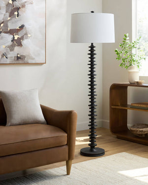 Merrill Traditional White/Black Table Lamp - Galey Alix x Livabliss