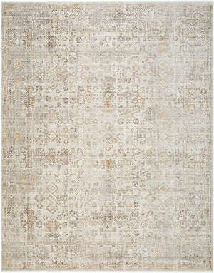 Myrtle Avenue Traditional Taupe/Cream Area Rug - Galey Alix Livabliss