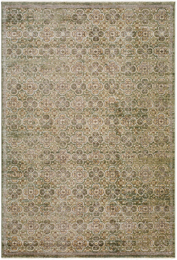 Myrtle Avenue Traditional Olive Area Rug - Galey Alix Livabliss
