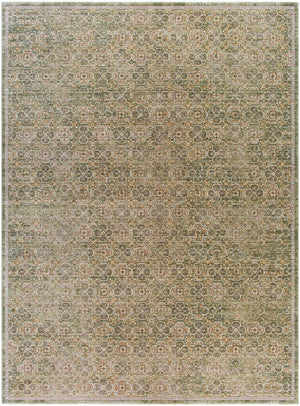 Myrtle Avenue Traditional Olive Area Rug - Galey Alix Livabliss
