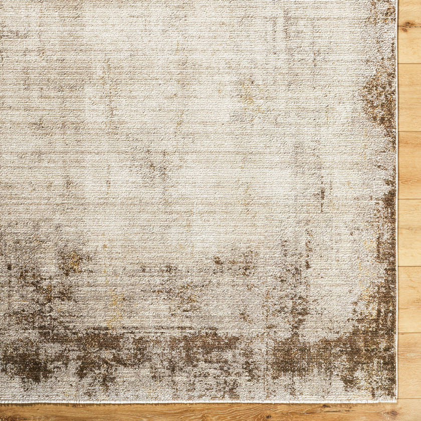 Myrtle Avenue Modern Cream/Dark Brown Area Rug - Galey Alix Livabliss