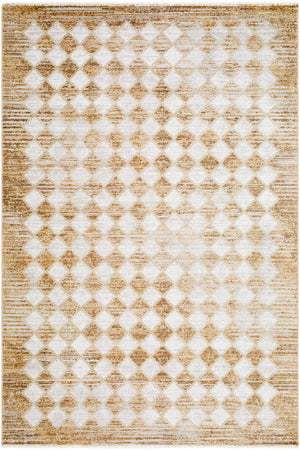 Myrtle Avenue Traditional Taupe/Mustard Area Rug - Galey Alix Livabliss