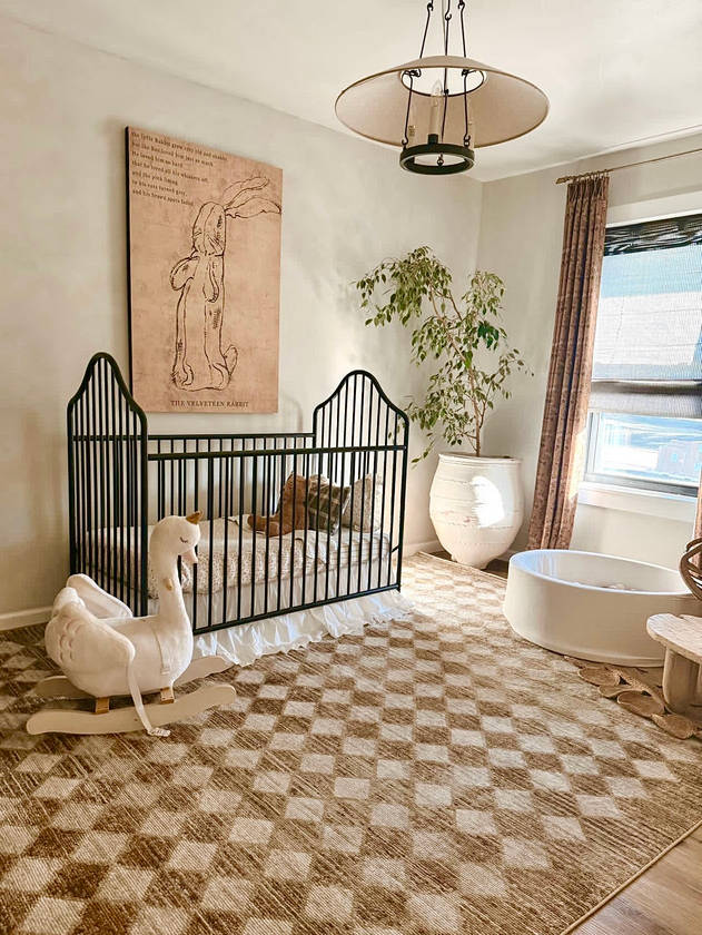 Myrtle Avenue Traditional Taupe/Mustard Area Rug - Galey Alix Livabliss