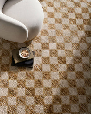 Myrtle Avenue Traditional Taupe/Mustard Area Rug - Galey Alix Livabliss