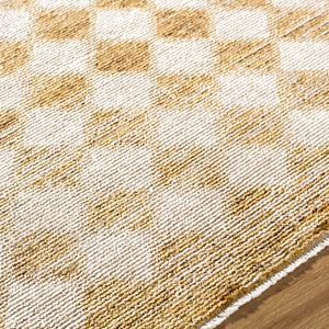 Myrtle Avenue Traditional Taupe/Mustard Area Rug - Galey Alix Livabliss