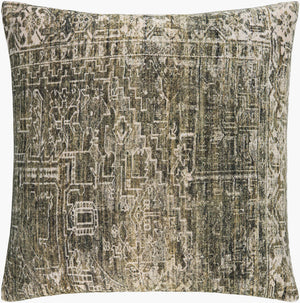 Toole Olive Pillow Cover - Galey Alix x Livabliss