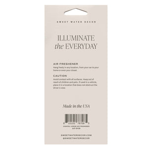 Coastal Lemon Hanging Air Freshener
