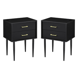 Olivia Two-Drawer Nightstand / Side Table, Set of 2