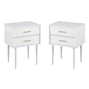 Olivia Two-Drawer Nightstand / Side Table, Set of 2