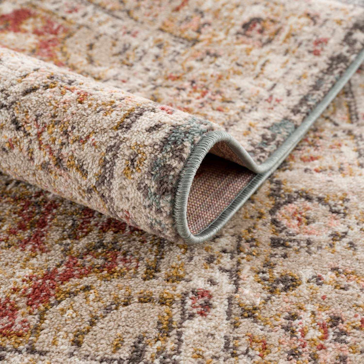 Peeta Brown Medallion Area Rug