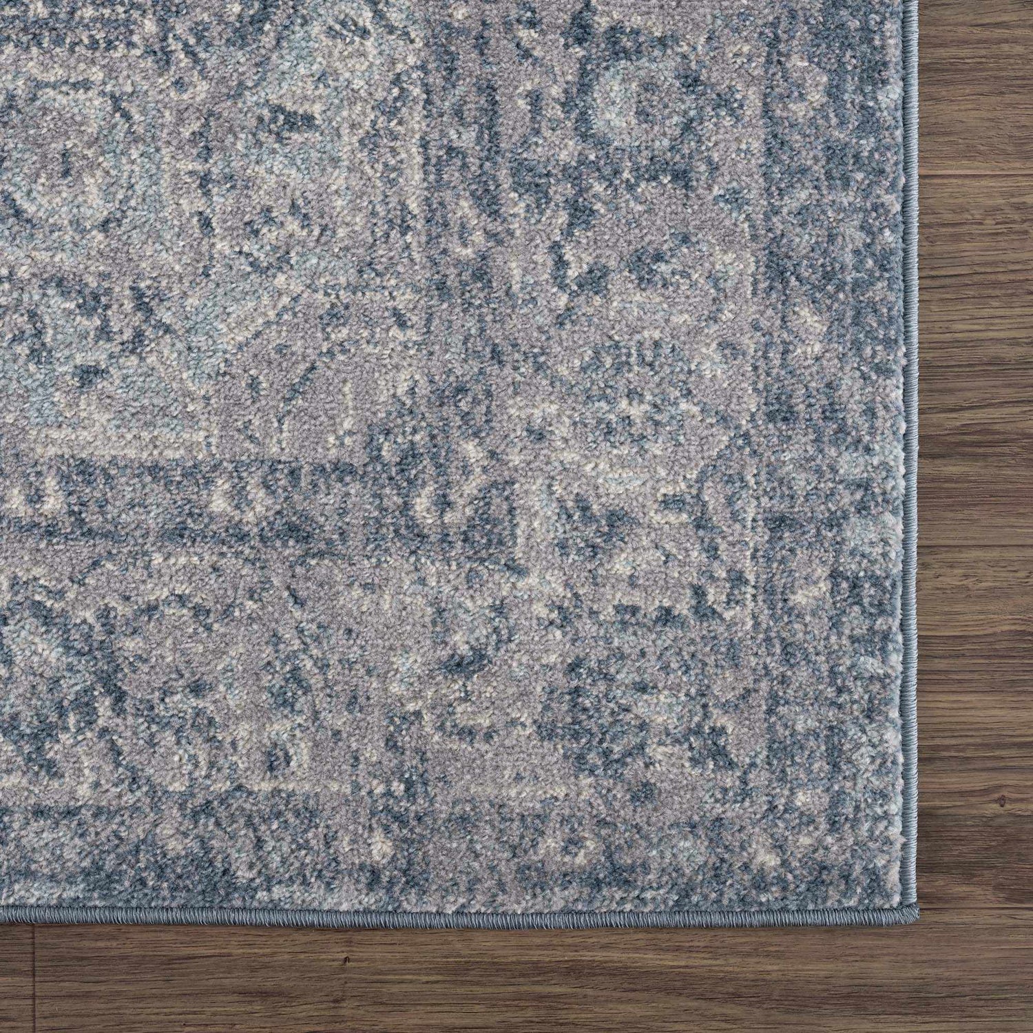 Peeta Blue Medallion Area Rug