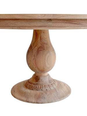 55" Charlotte Pedestal Table (Natural)