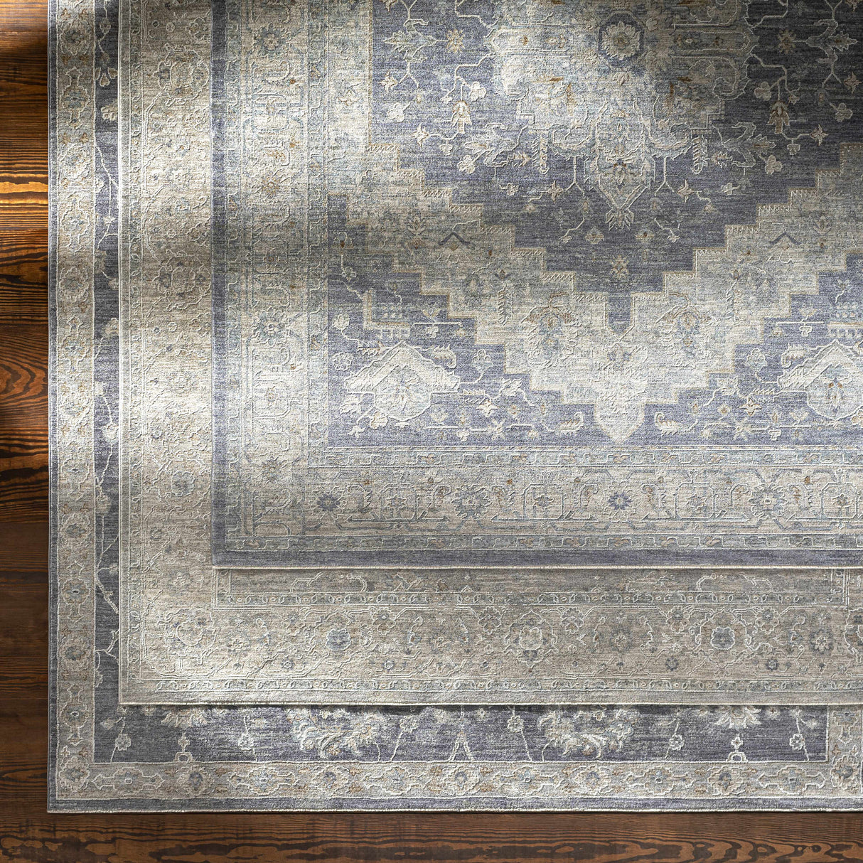 Sema Blue Medallion Area Rug