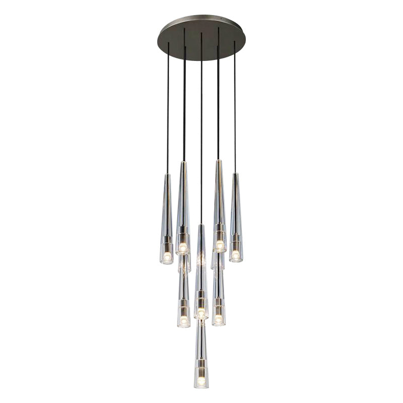 Abner Round Crystal Chandelier
