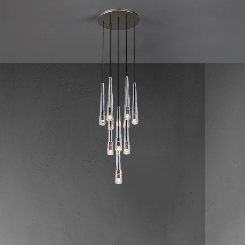 Abner Round Crystal Chandelier