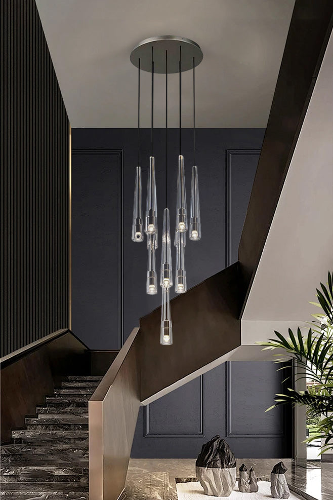 Abner Round Crystal Chandelier