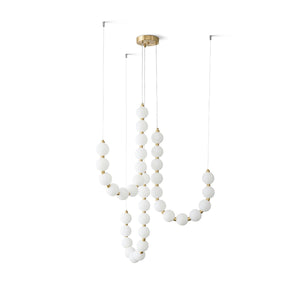 Acrylic Pearl Necklace Chandelier