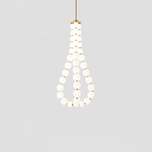 Acrylic Pearl Necklace Chandelier