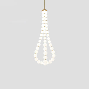 Acrylic Pearl Necklace Chandelier