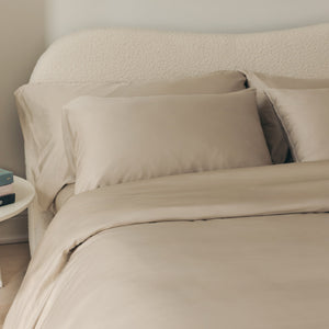 Organic Bamboo Sateen Duvet Cover Set