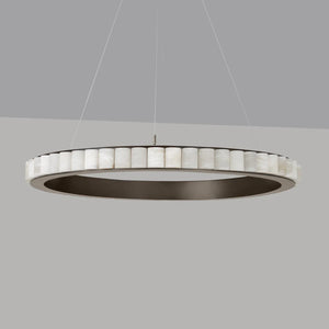 Alabaster Avalon Ring Chandelier