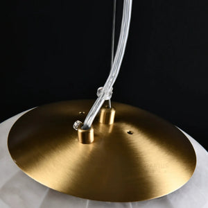 Alabaster Ball Pendant Light