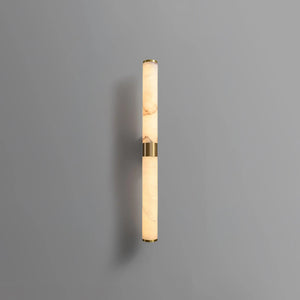 Cylindrical Alabaster Line Wall Light