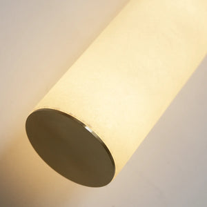 Cylindrical Alabaster Line Wall Light