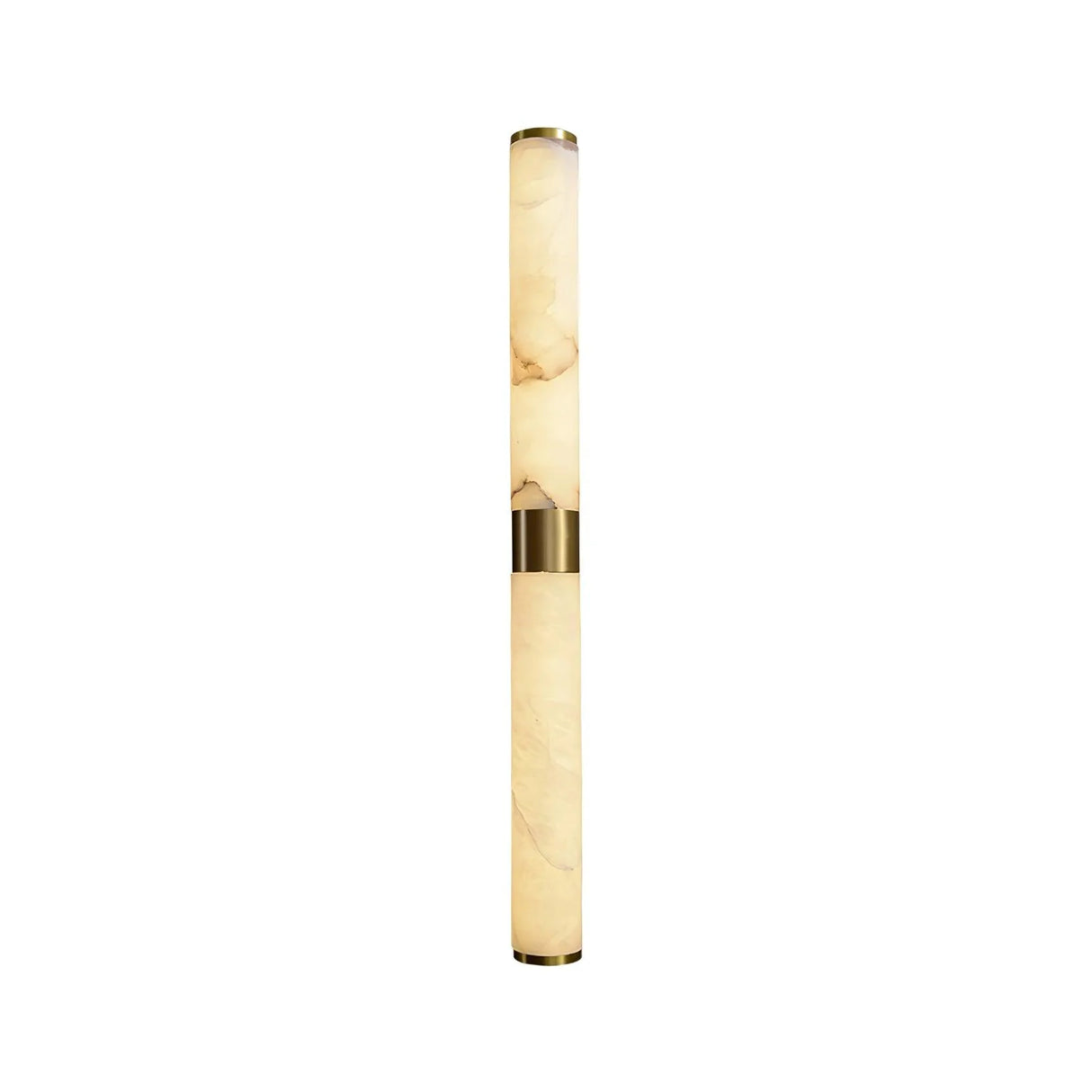 Cylindrical Alabaster Line Wall Light