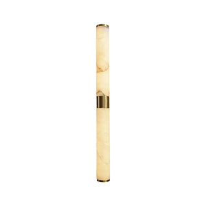 Cylindrical Alabaster Line Wall Light