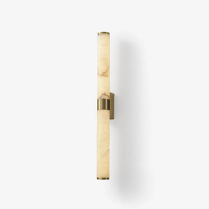Cylindrical Alabaster Line Wall Light