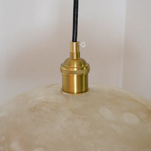 Alabaster Dome Pendant Light