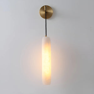 Alabaster Flute Wall Lamp