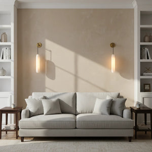 Alabaster Flute Wall Lamp