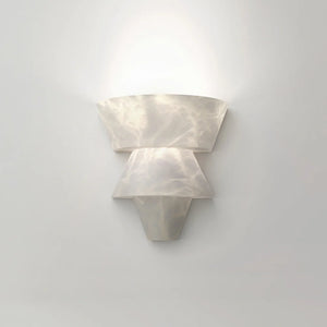 Alabaster Laboratory Cone Wall Light