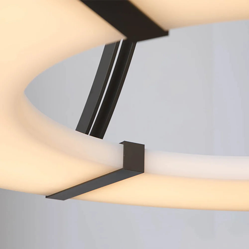 Alabaster Luxembourg Halo Chandelier