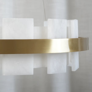 Alabaster Luxury Halo Chandelier