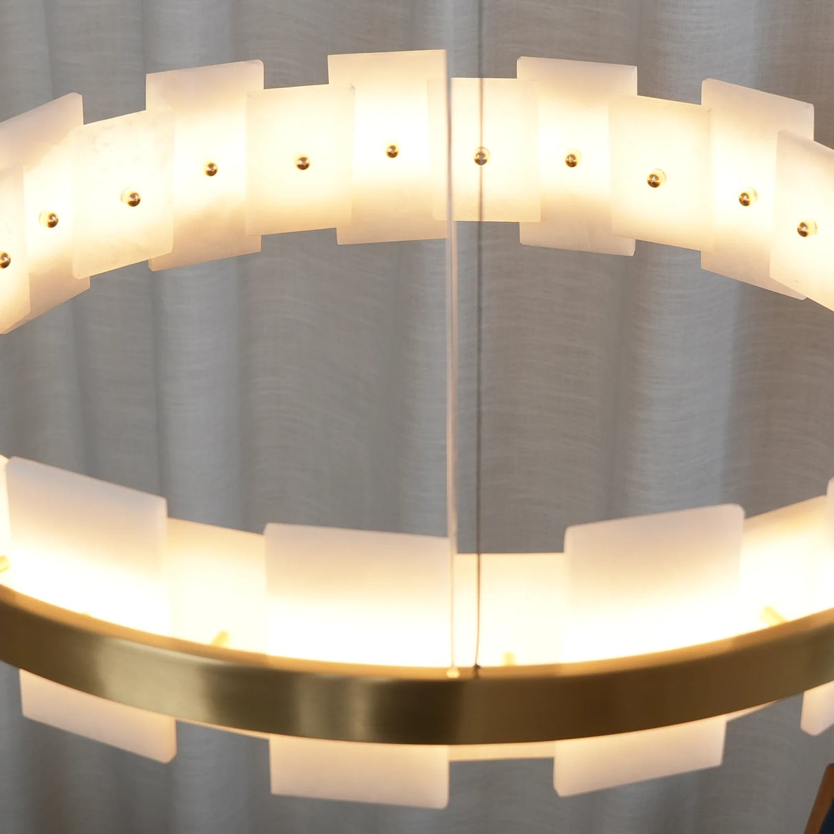 Alabaster Luxury Halo Chandelier