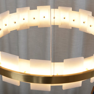 Alabaster Luxury Halo Chandelier