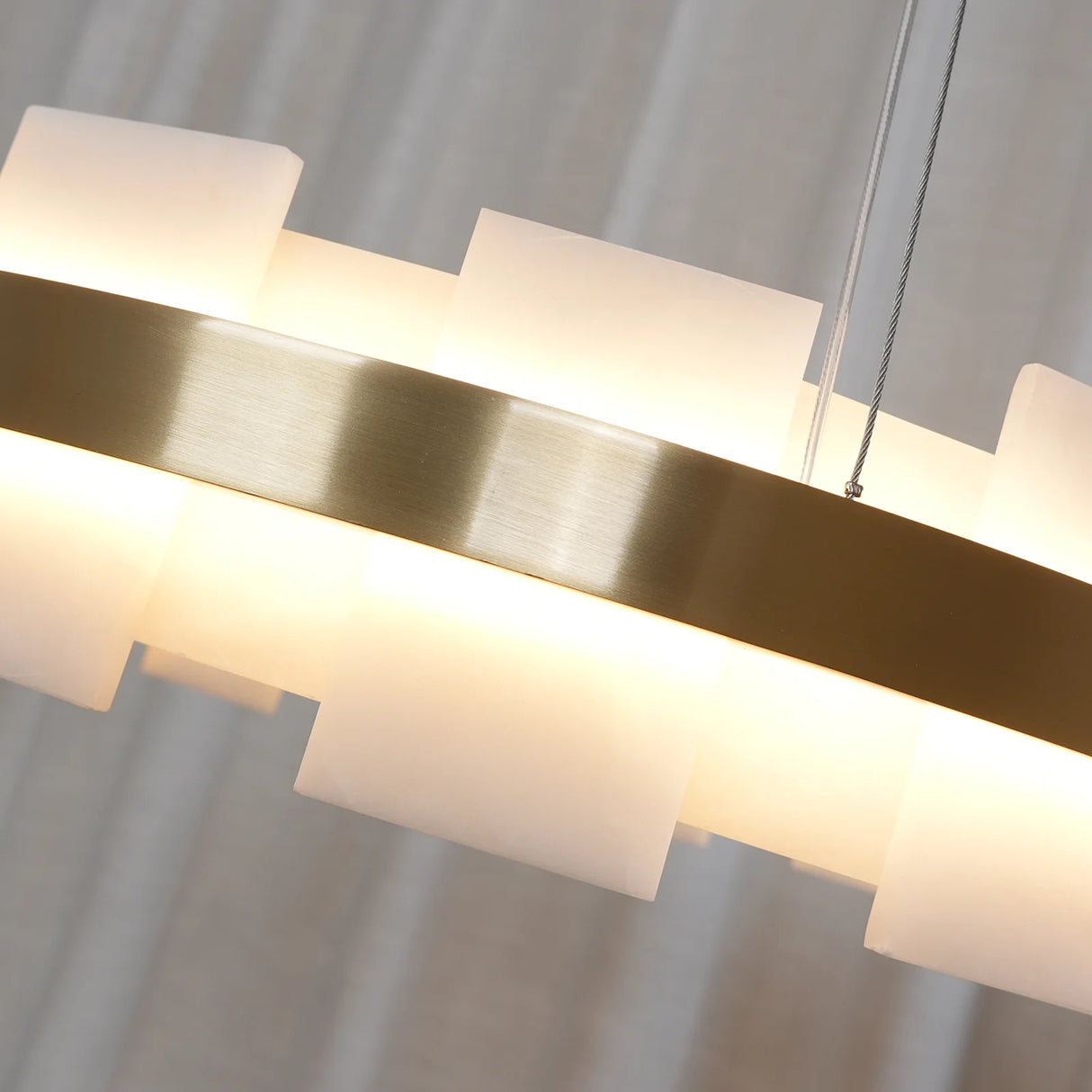 Alabaster Luxury Halo Chandelier