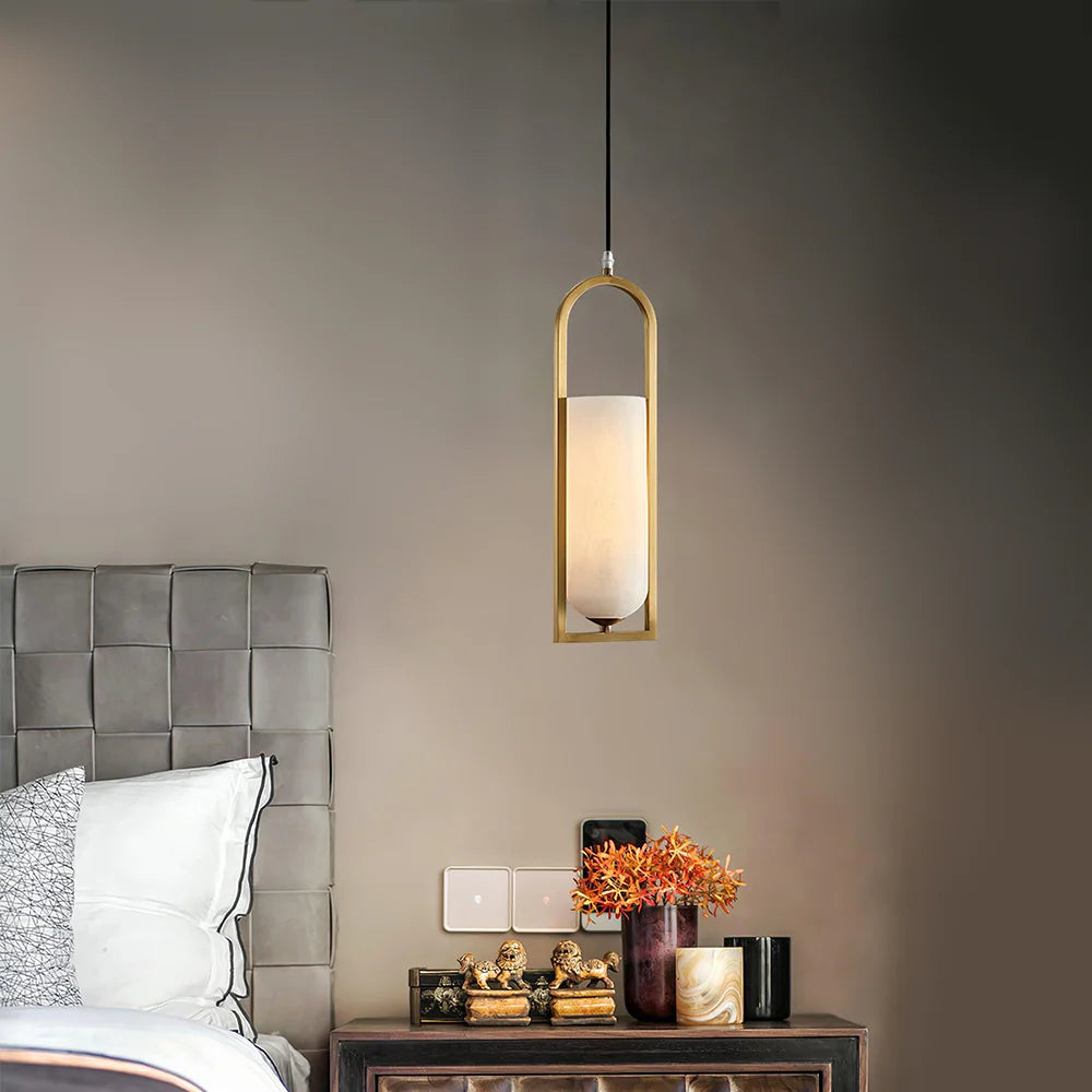 Alabaster Melange Small Pendant Light