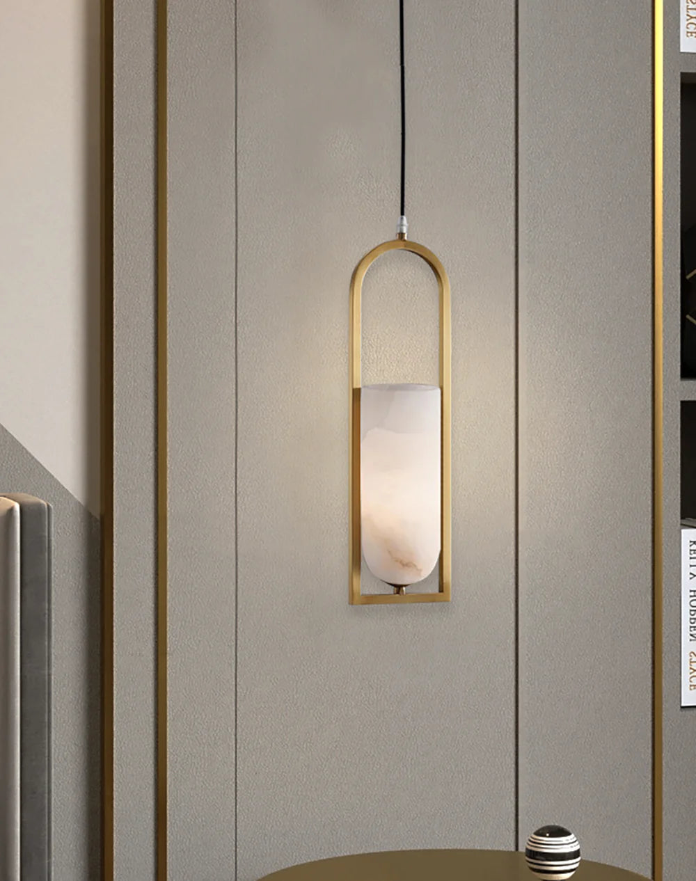 Alabaster Melange Small Pendant Light