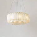 Alabaster Modern Cascade Tiered Chandelier