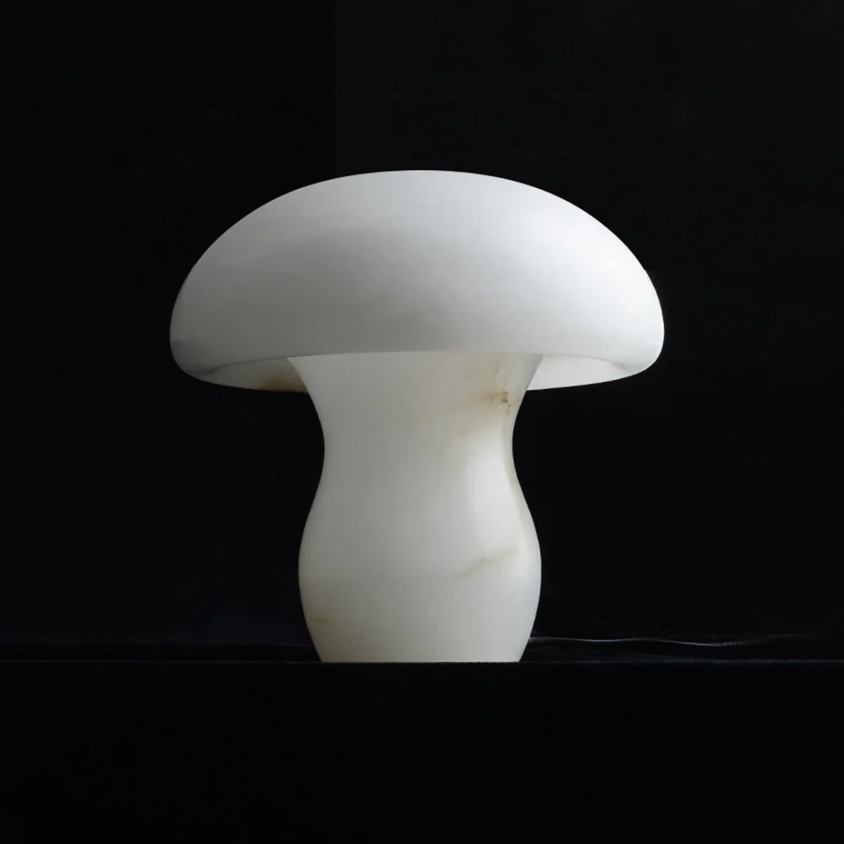 Alabaster Modern Mushroom Table Lamp