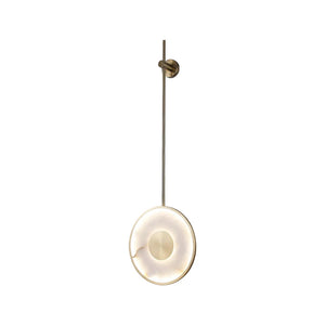 Alabaster Modern Round Strip Wall Lamp